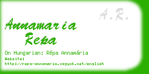 annamaria repa business card