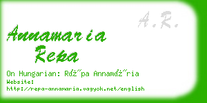 annamaria repa business card